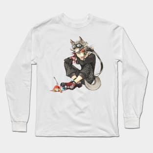 Little Red Riding Hood and the Wolf - Anime Long Sleeve T-Shirt